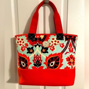 Spartina Waving Girl Tote Bag